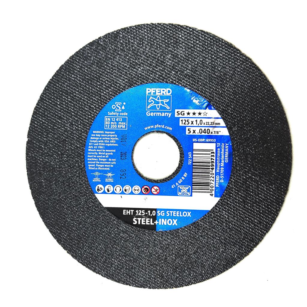 Pjovimo diskas EHT125-1.0 A60 PSF-INOX PFERD 57523
