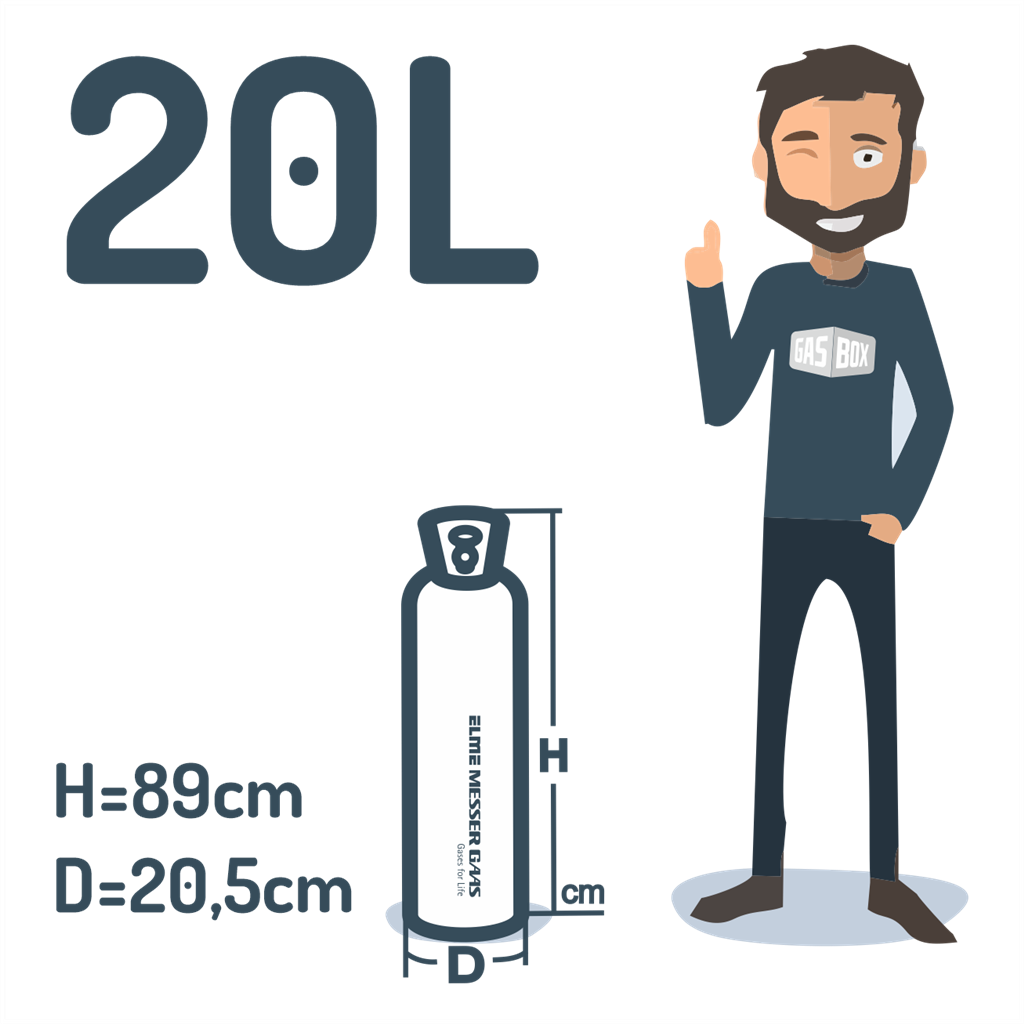 Anglies dioksidas - 20L (15 kg)
