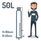Anglies dioksidas - 50L (37.5 kg)